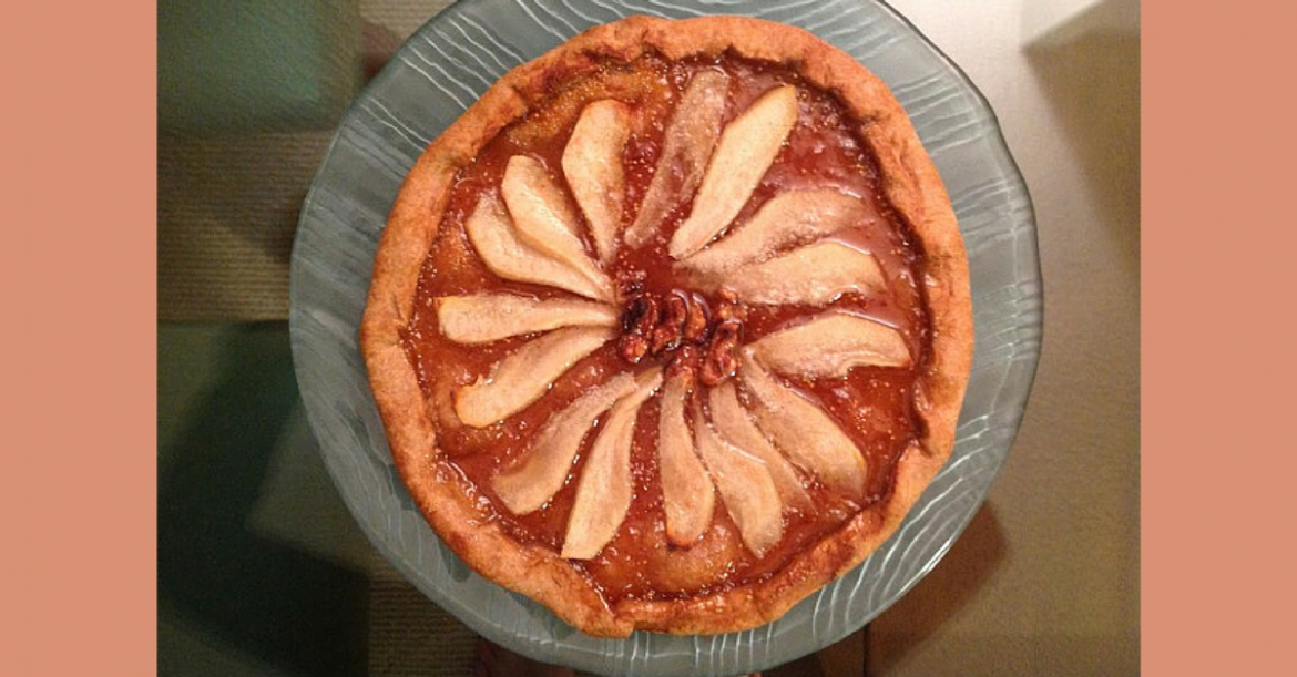 Pear and Fig Tart Eco18