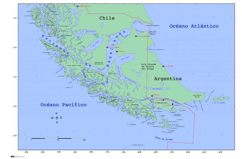 Image Credit: A Digital Map of the Strait of Magellan, Chile (2008), CC BY-SA; Wikipedia 