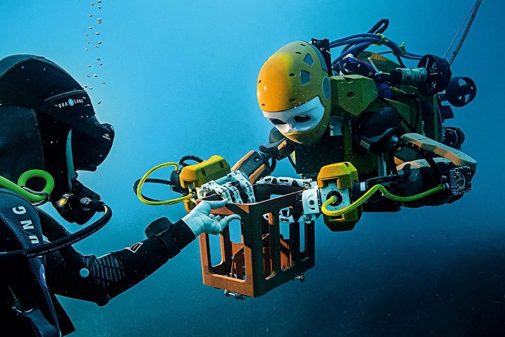 What do you think of when you see the phrase robots in the ocean? 